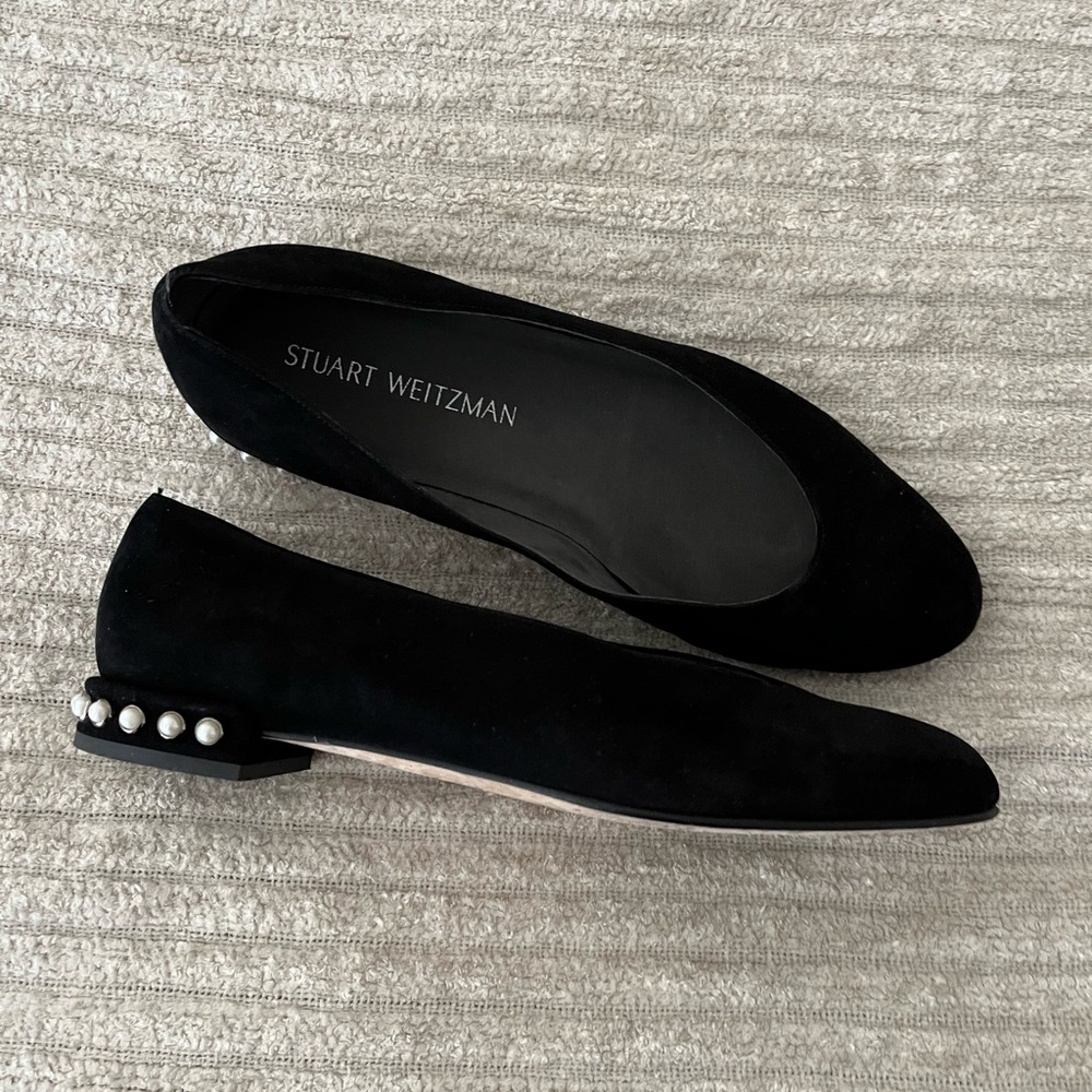 Stuart weitzman black flats